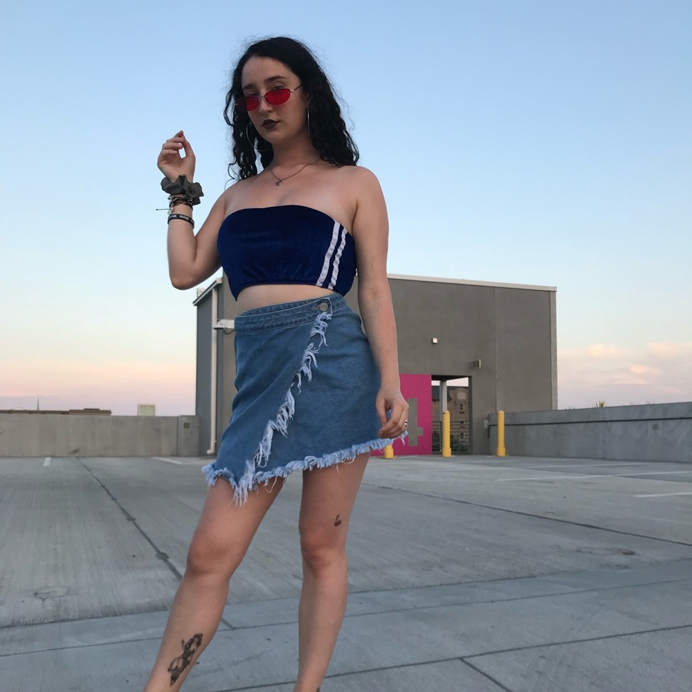 Jean skirt